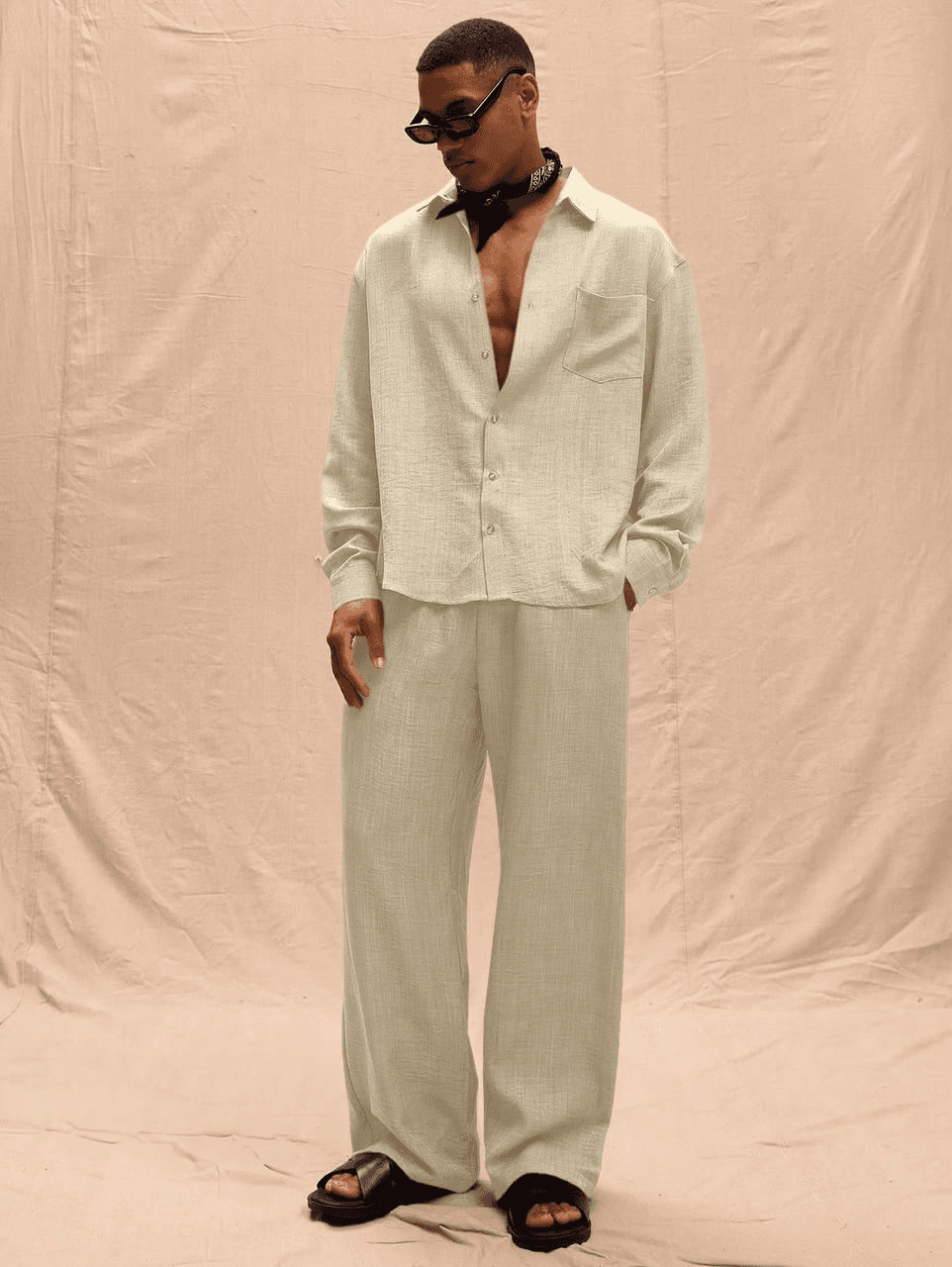Relaxed Linen Two-Piece